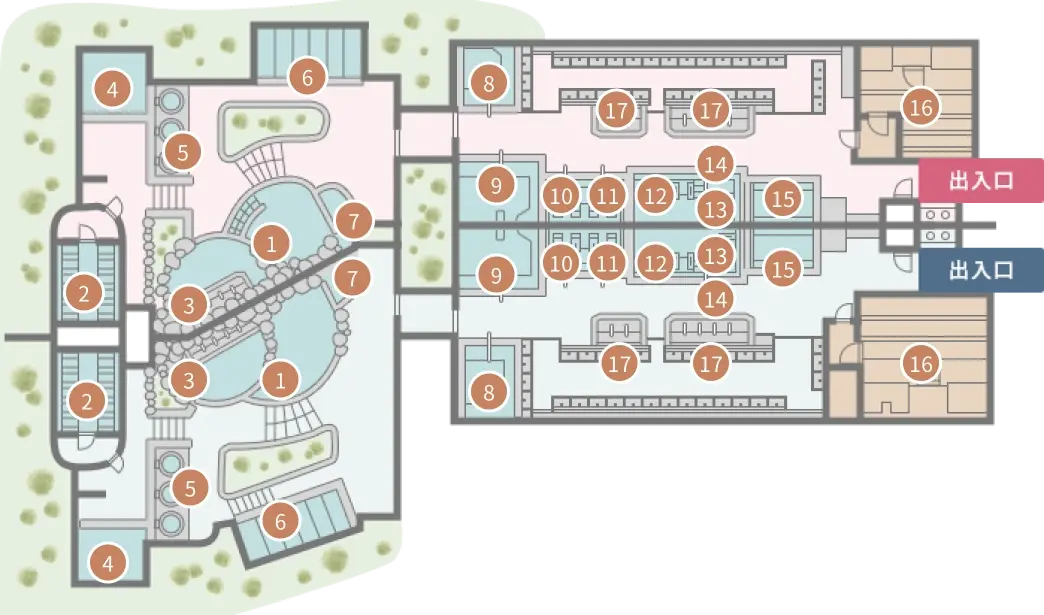 図：フロアマップ