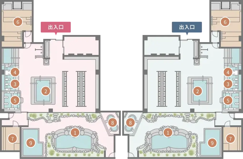 図：フロアマップ